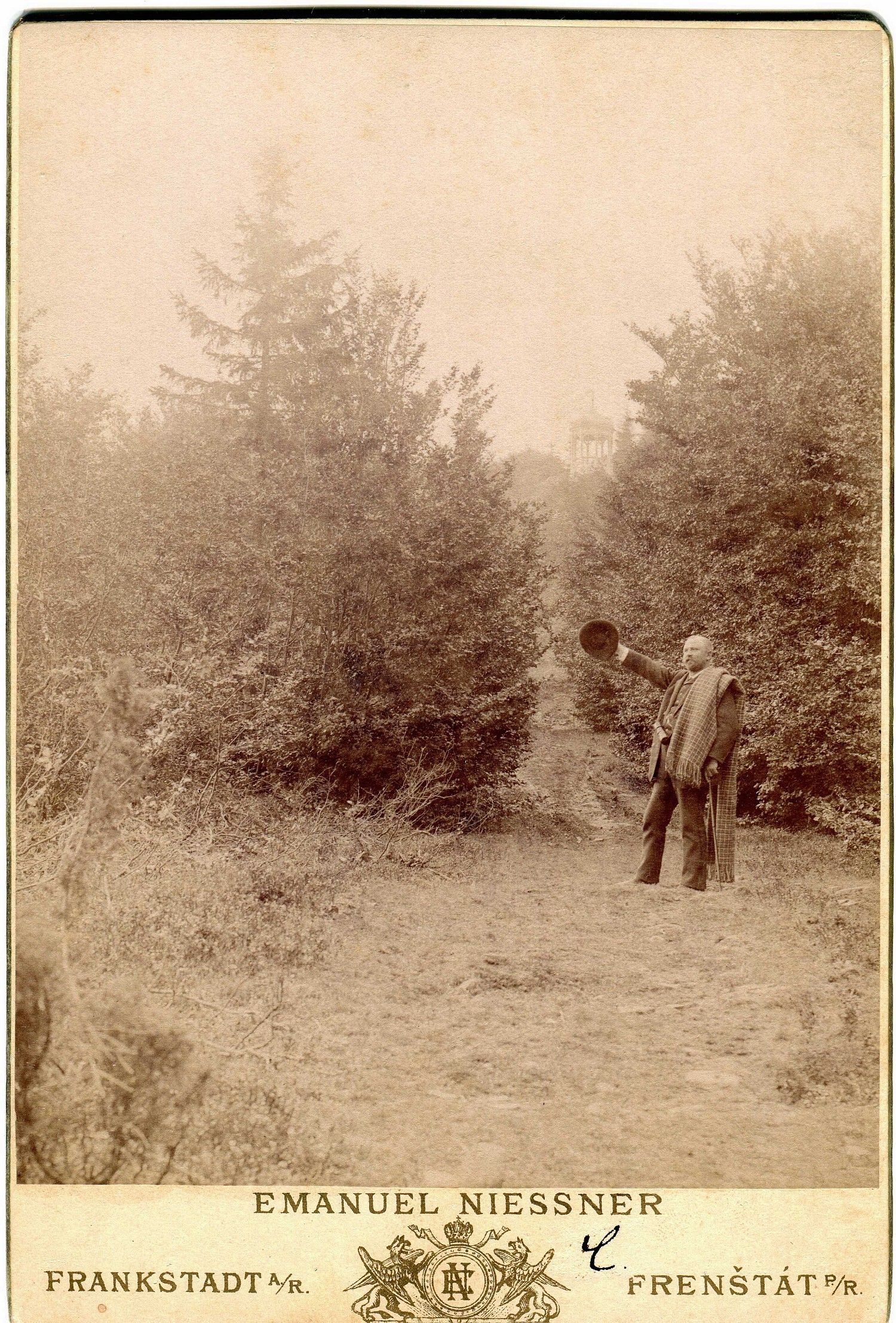 Dobová momentka z arcibiskupských lesů v okolí Radhoště, nedatováno (ZAO, ÚŘAS, ič. 11081)