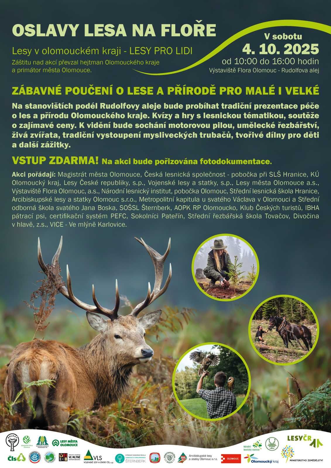 Oslavy lesa na Floře v Olomouci již tuto sobotu!