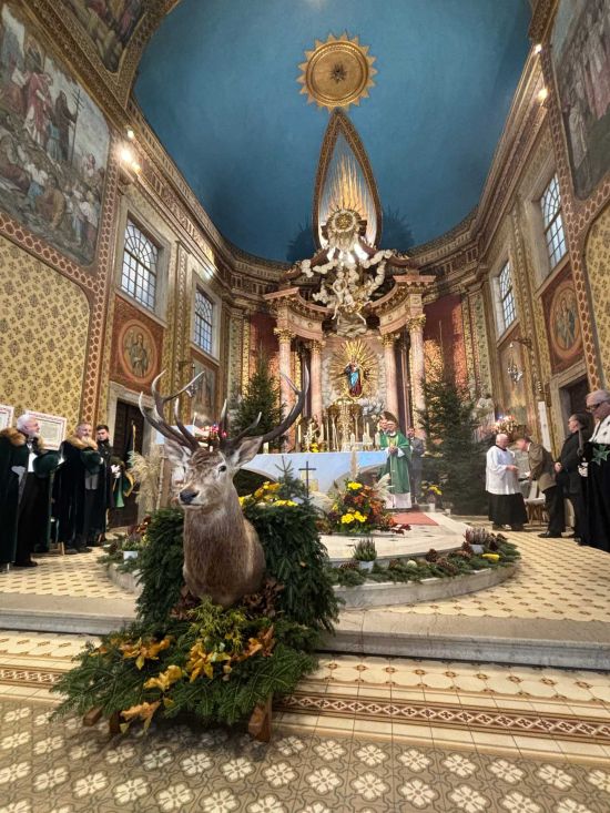 Svatohubertská pouť přilákala na Svatý Hostýn stovky návštěvníků